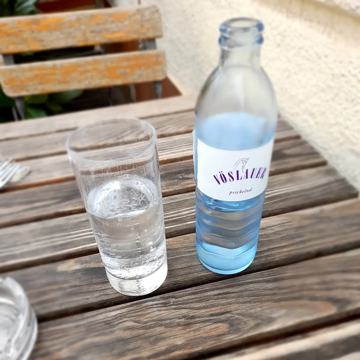 Bottle Vöslauer Mineral Water Sparkling