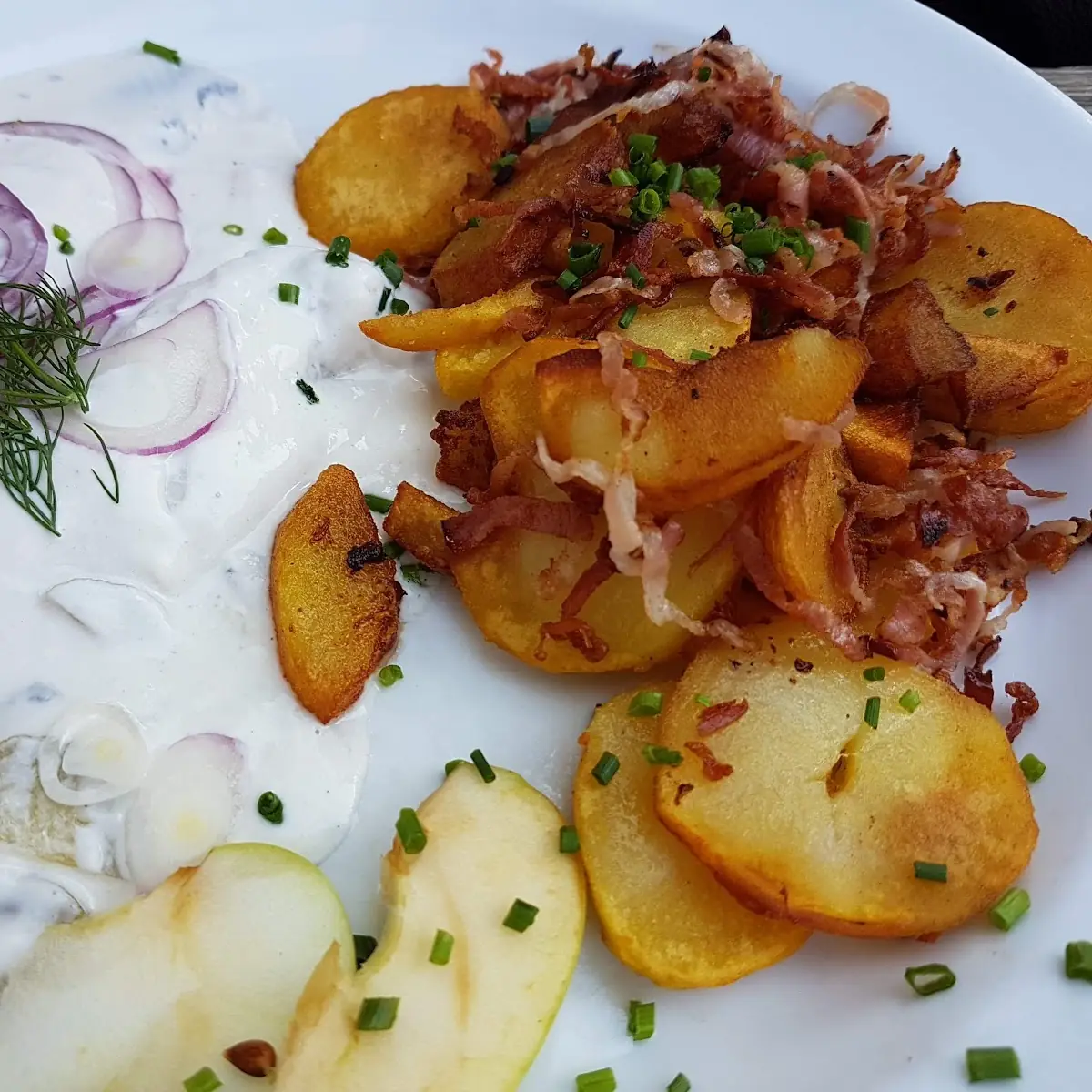 Hering Hausfrauenart Mit Speckbraterdäpfel