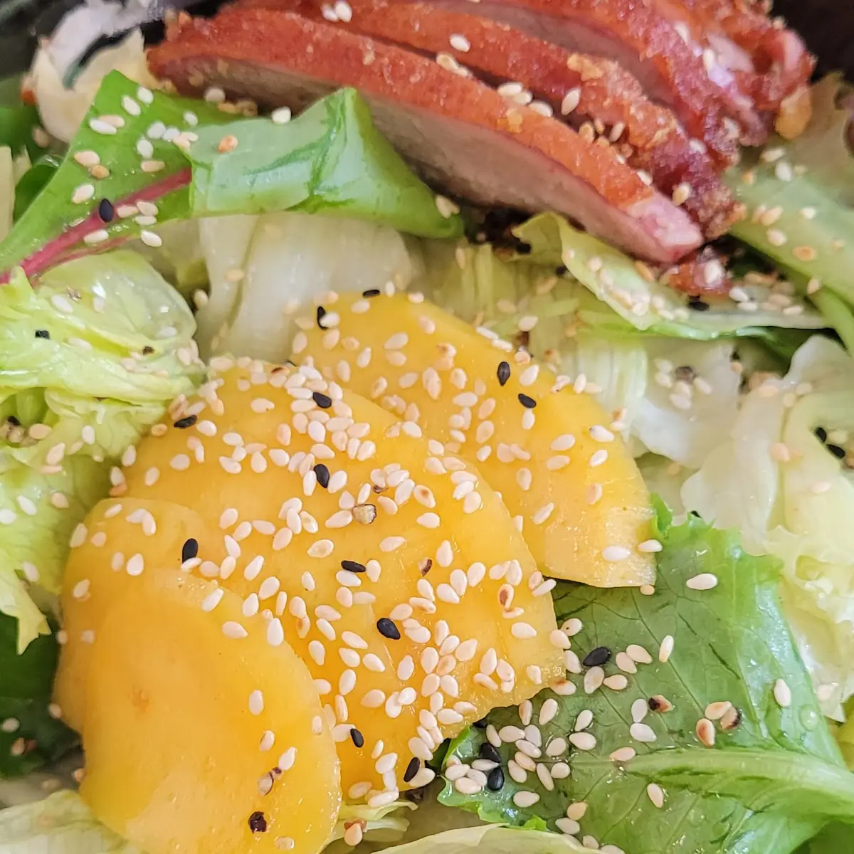 Thai Mango Duck Salat