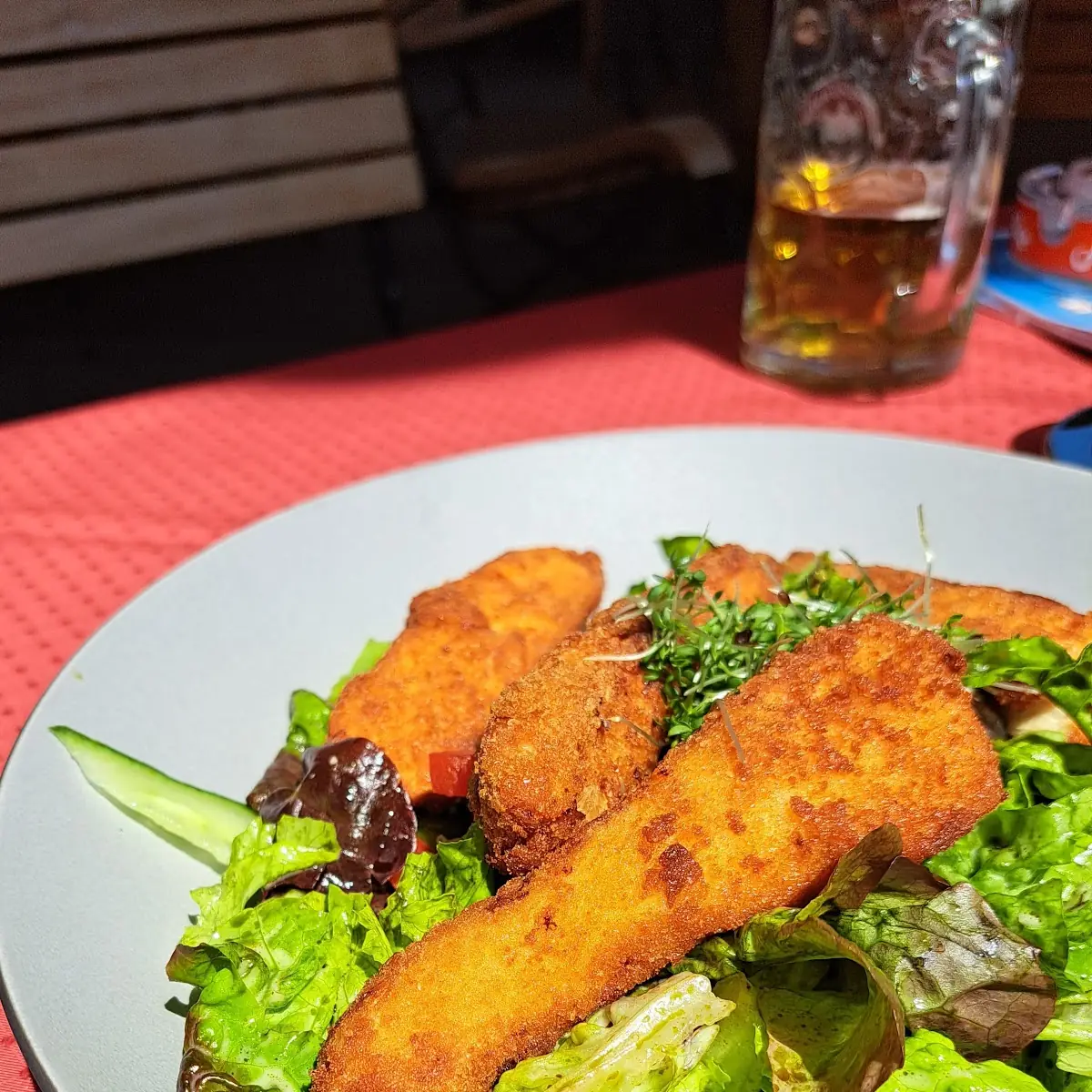 Backhendlsalat