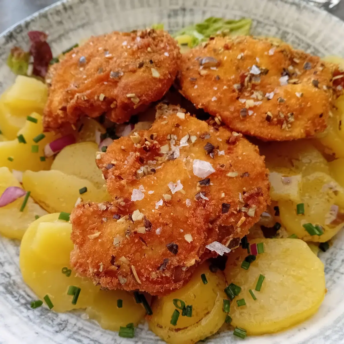 Backhendlsalat