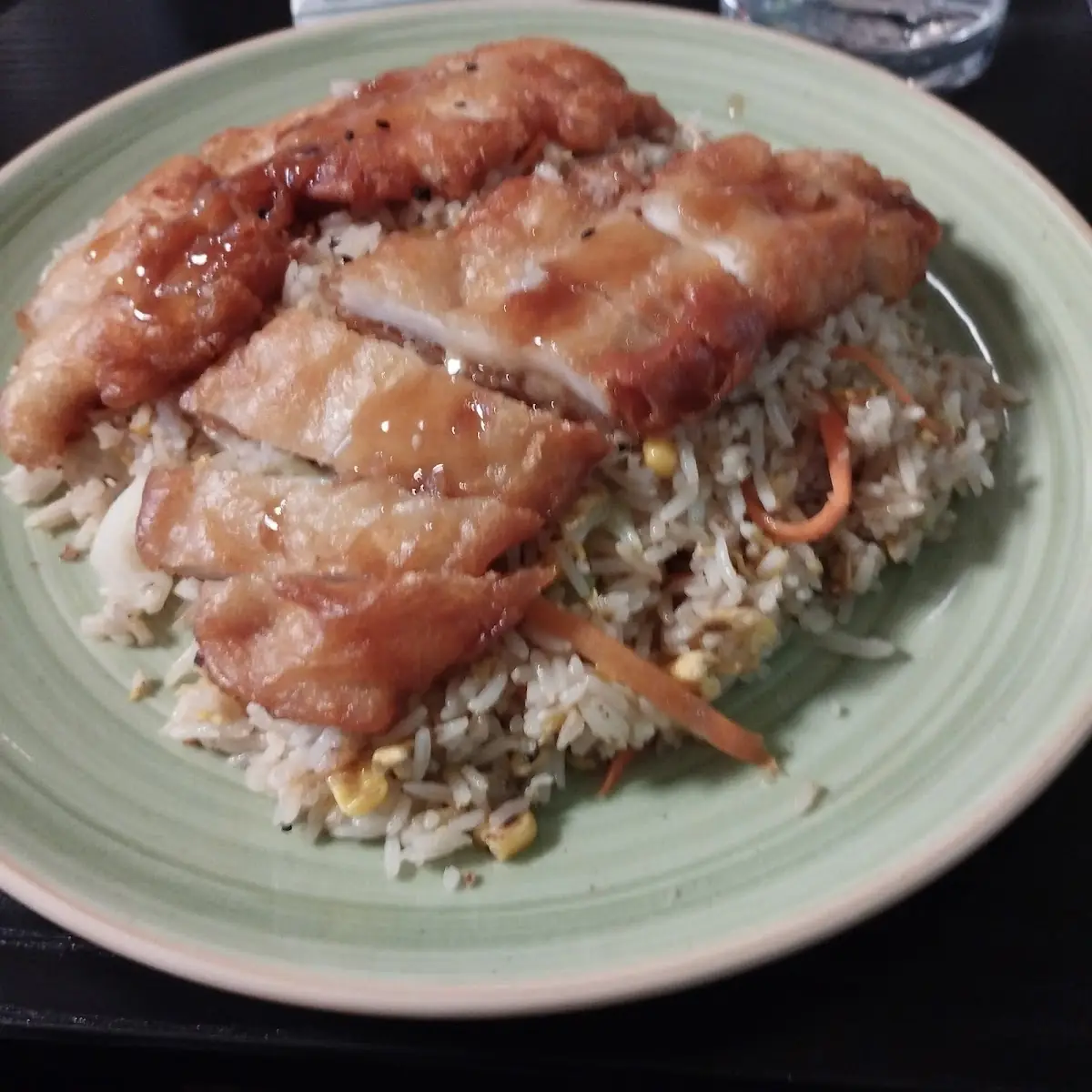 Gebackenes Huhn Mit Eierreis