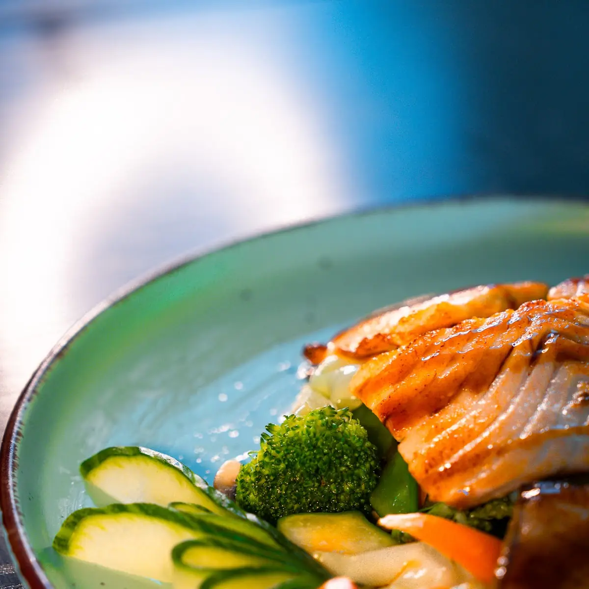 Lachs Teriyaki