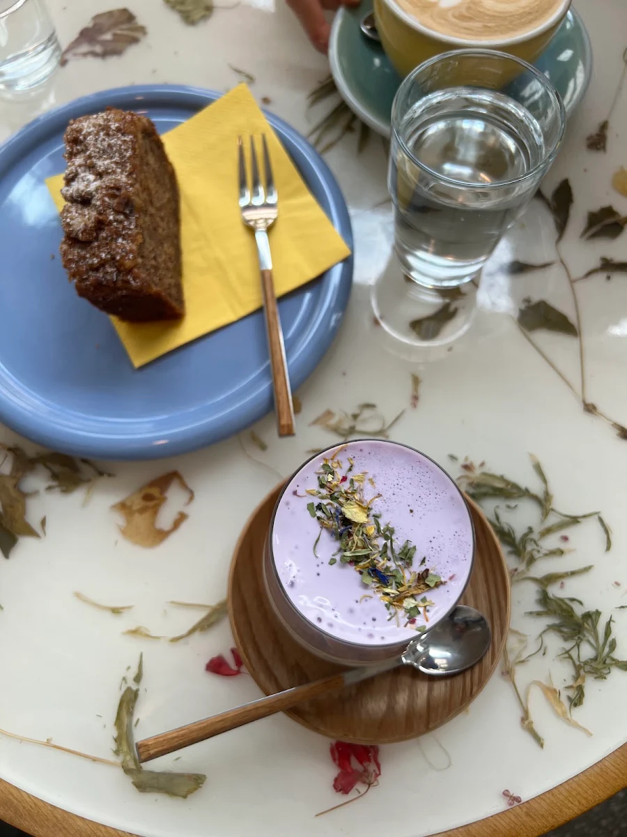 Lavender Iced Latte