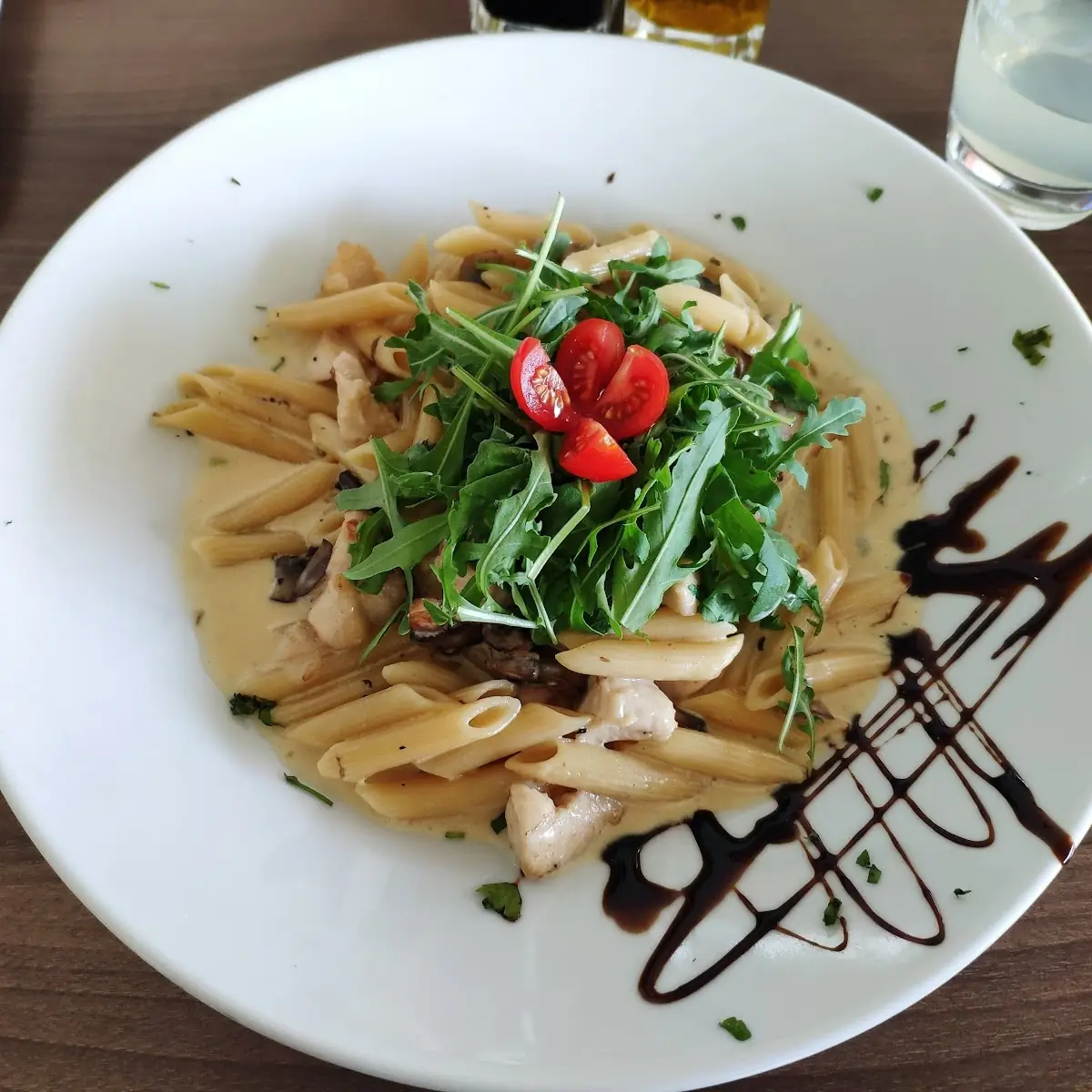Penne Pollo Ai Funghi