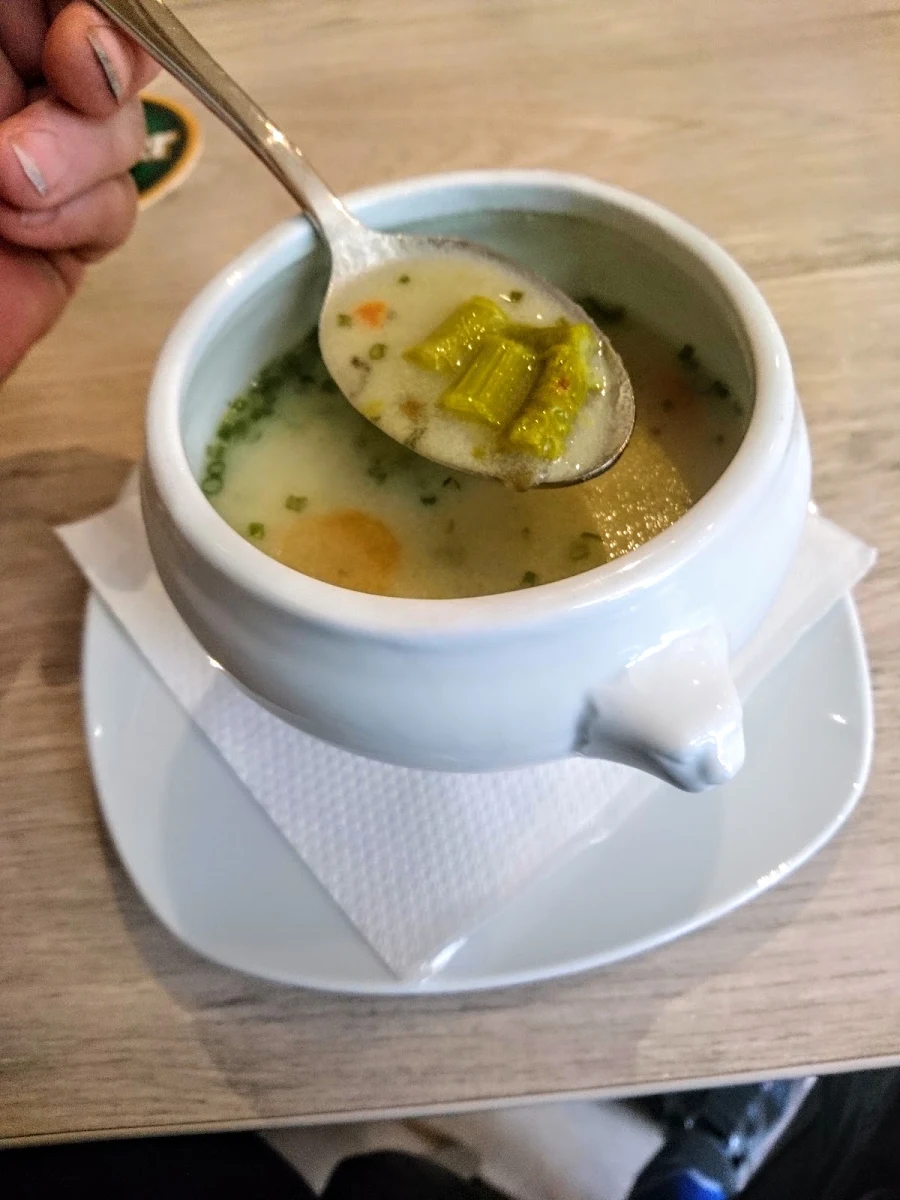 Spargelcremesuppe