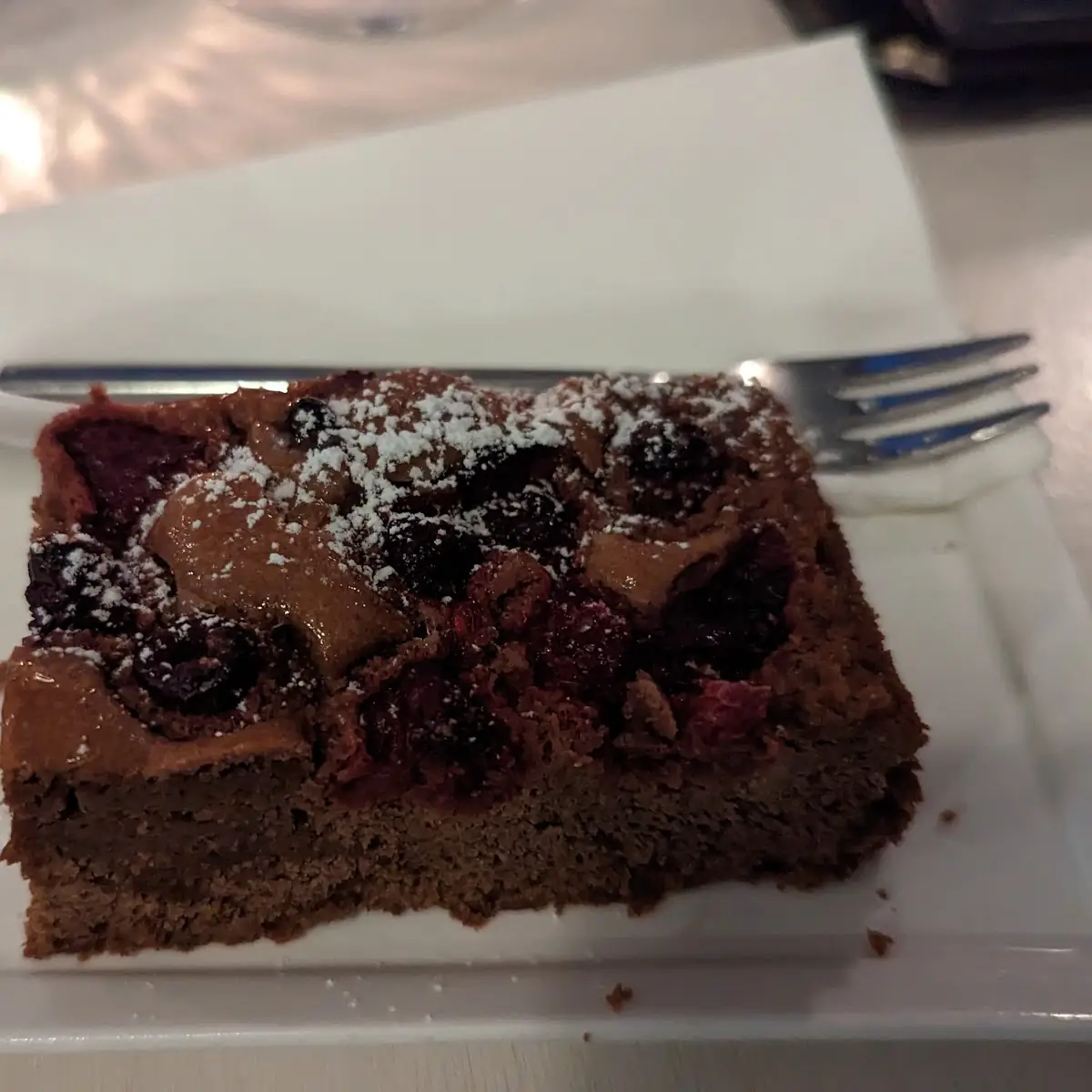 Beeren-schokokuchen