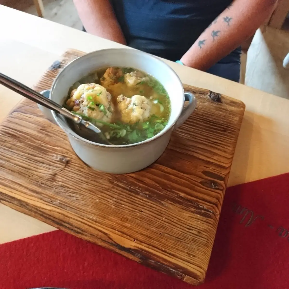 Speckknödelsuppe