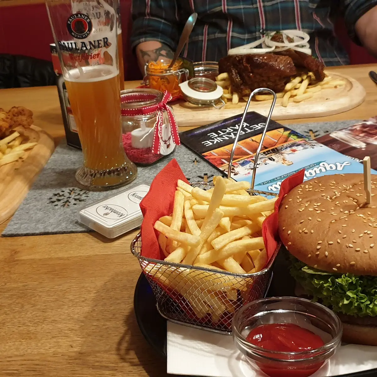 Chili-burger