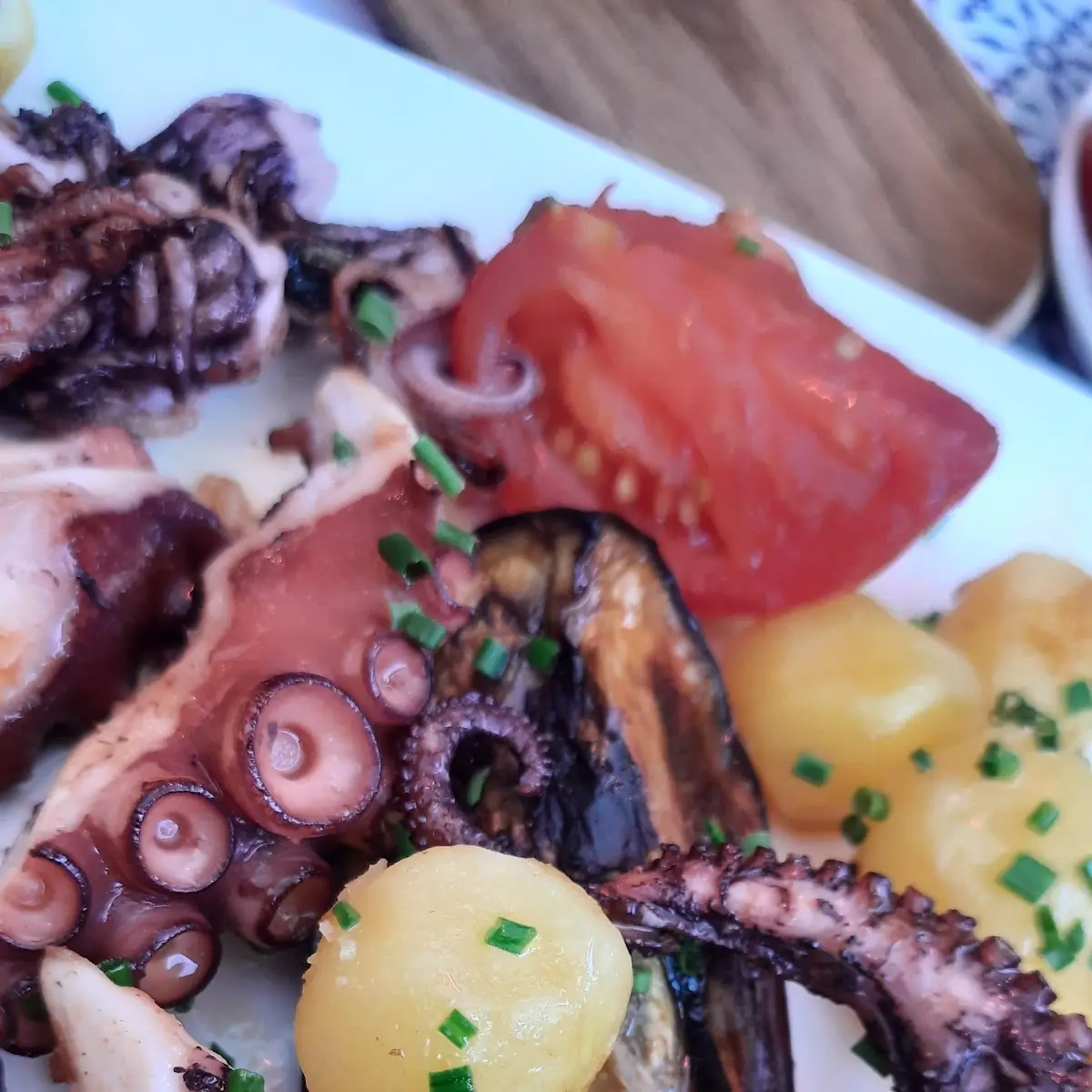 Gegrillte Chtapodi