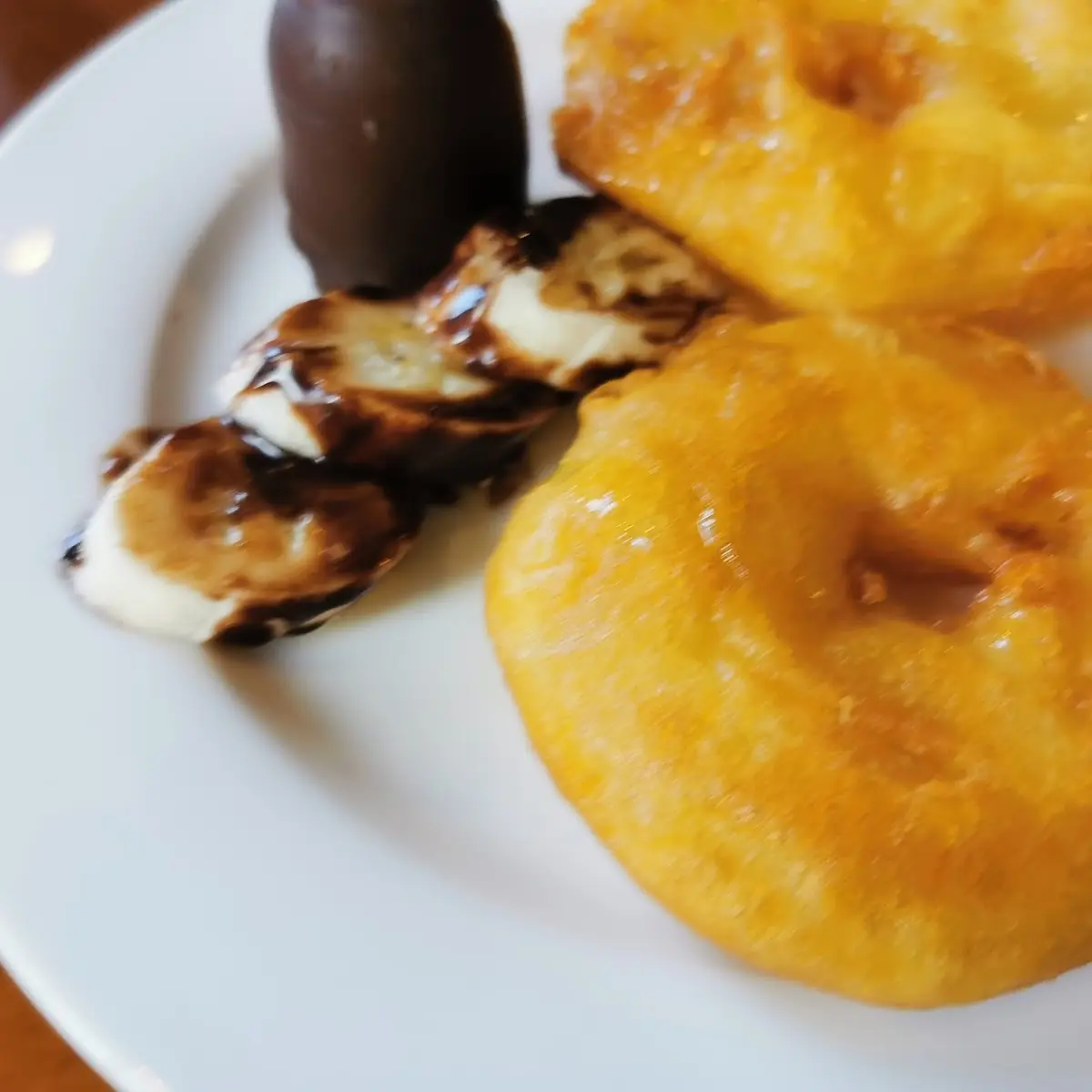 Gebackenes Obst Bananen Mit Schoko Und Schokokuss