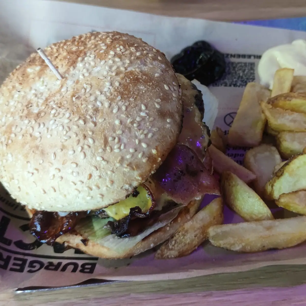 Children Burger Menu