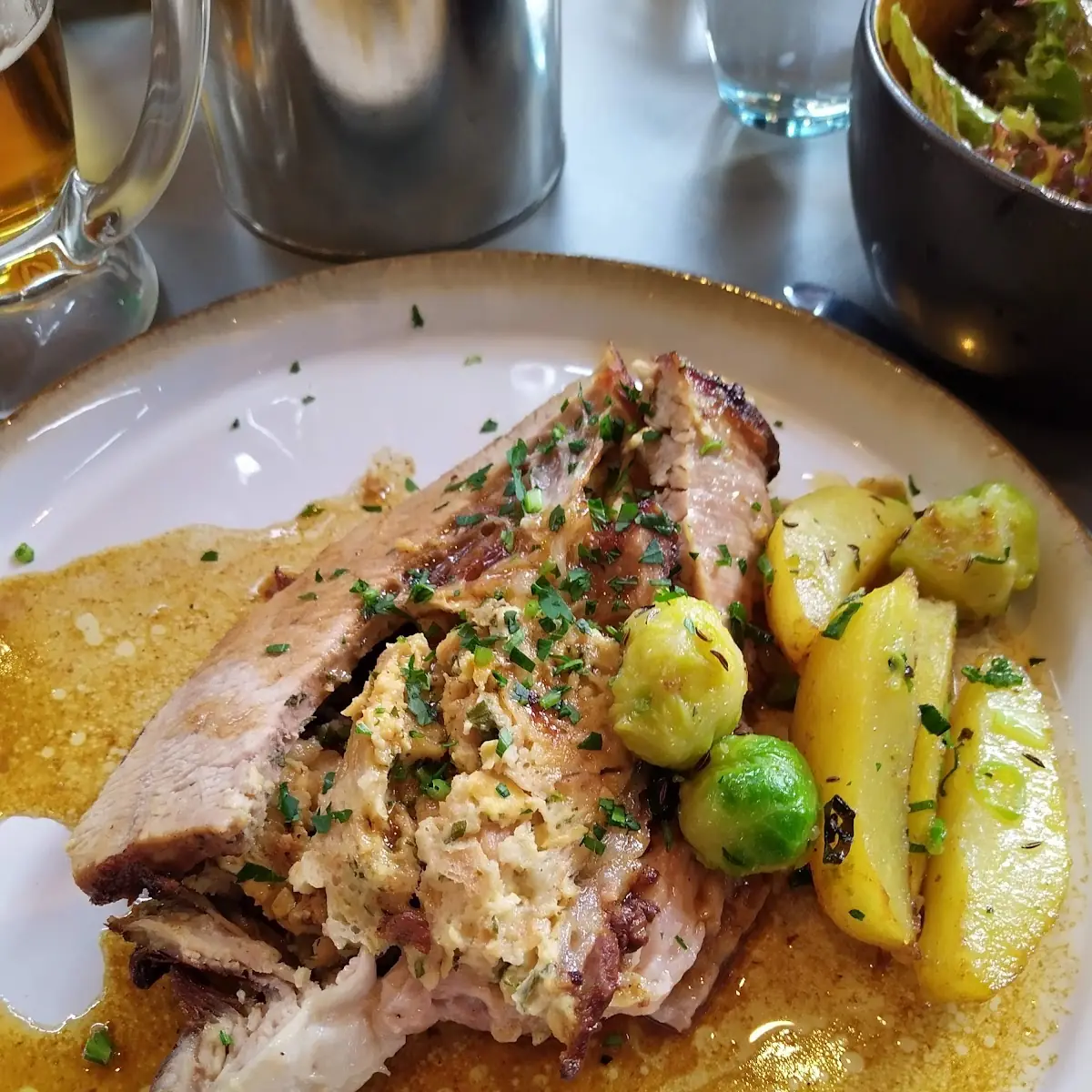 Gefüllte Kalbsbrust