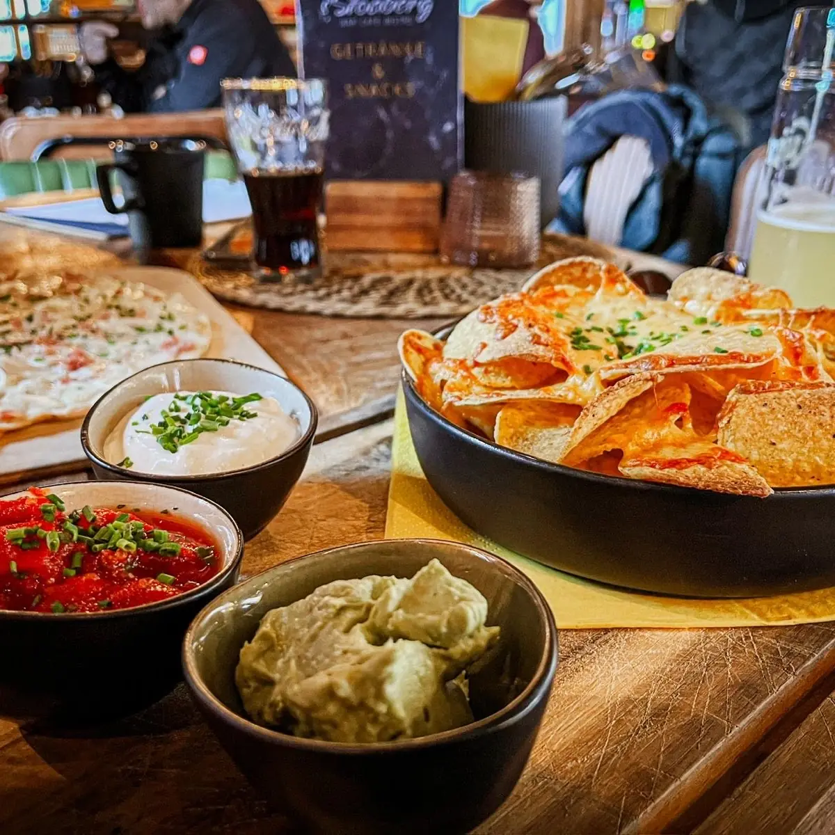 Nachos Mit Dips