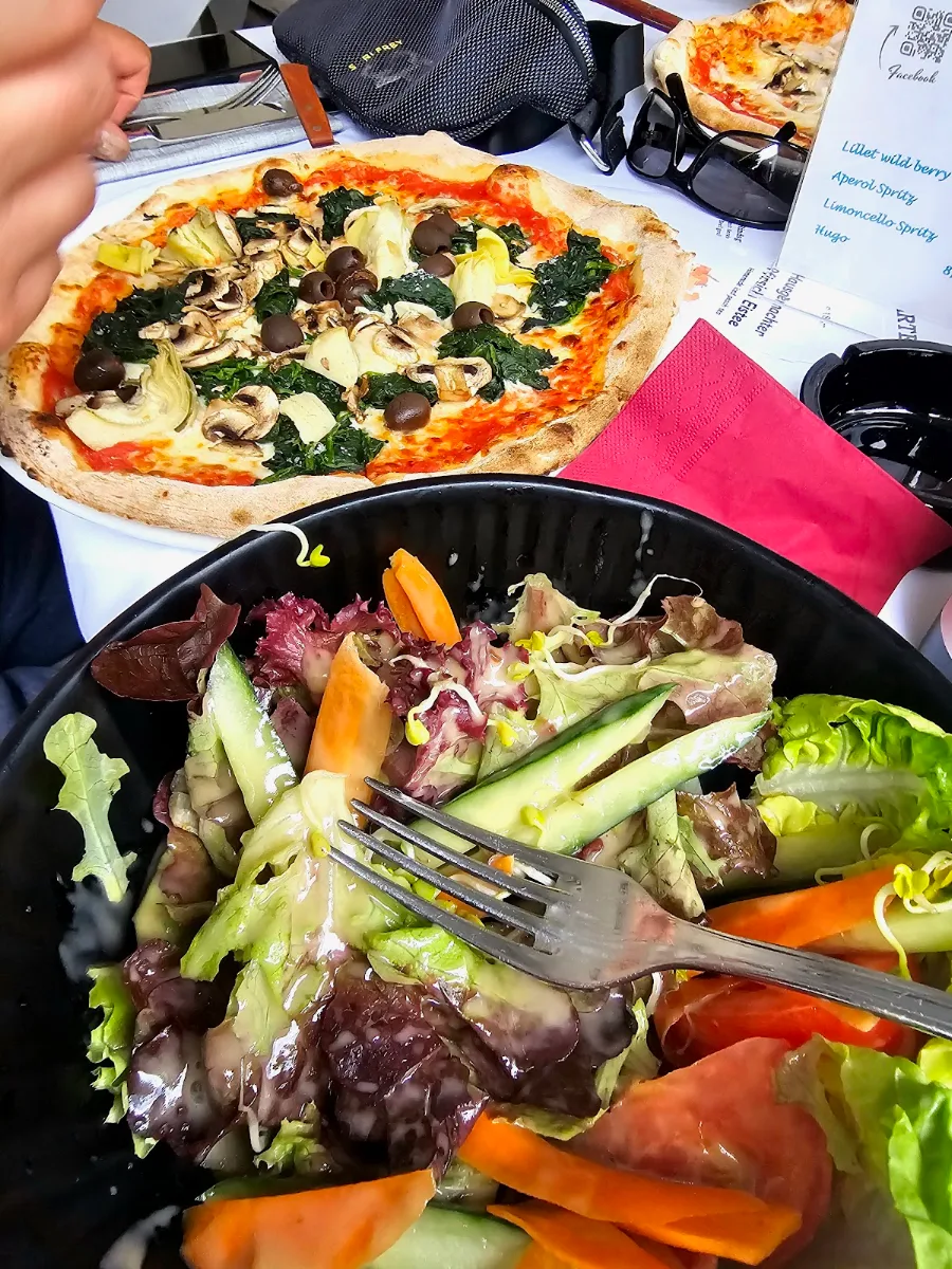Gemischter Salat Mit Honig Senf Souce