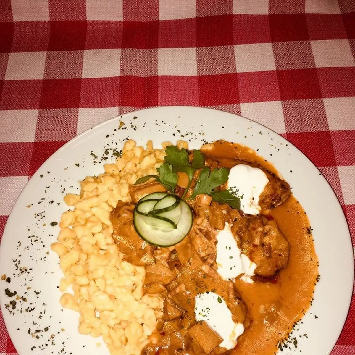 Kalbsrahmgulasch