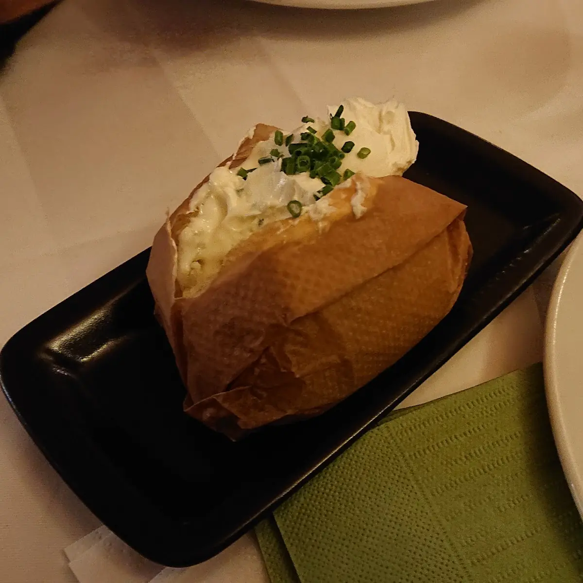 Baked Potato with Sour Cream