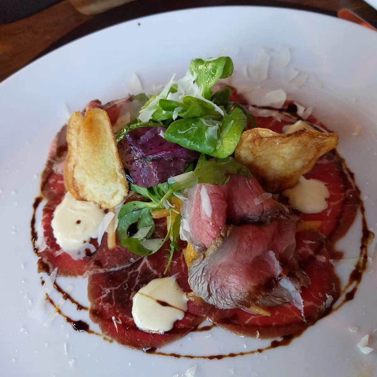 Carpaccio and Roast Beef