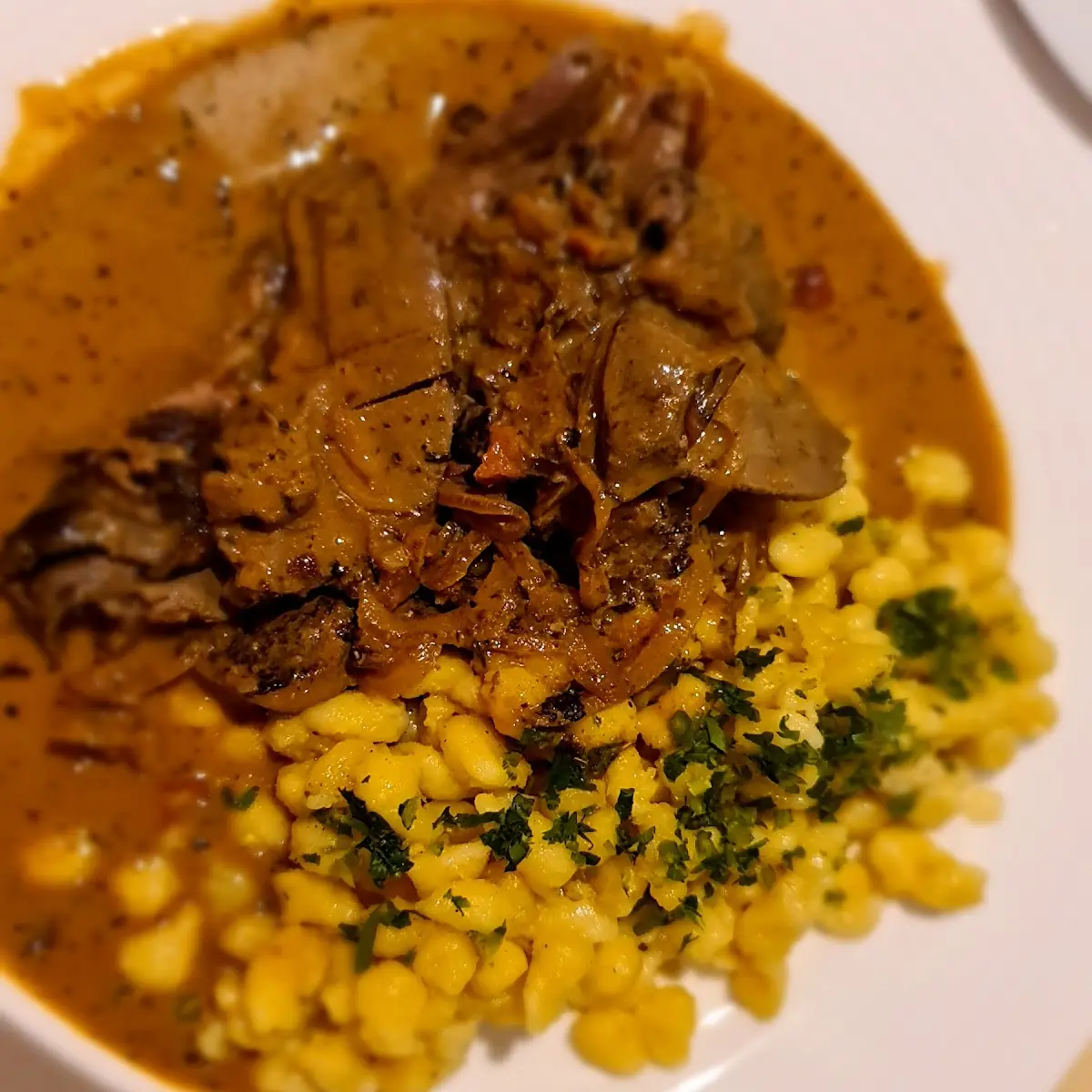 Leber Mit Spätzle