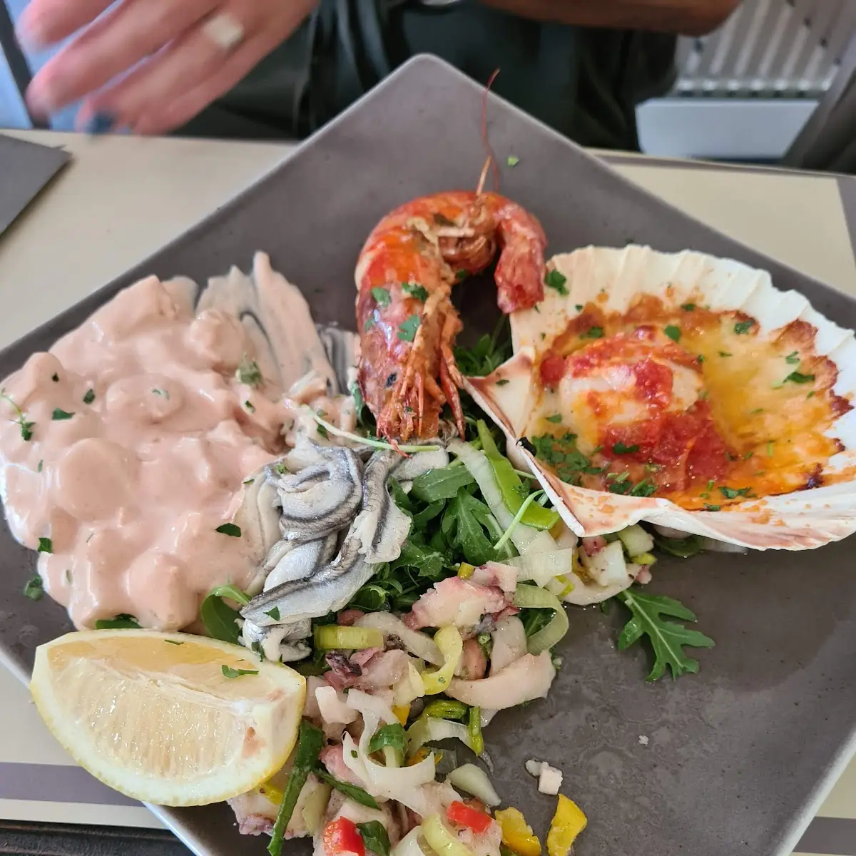 Gemischte Fischvorspeise