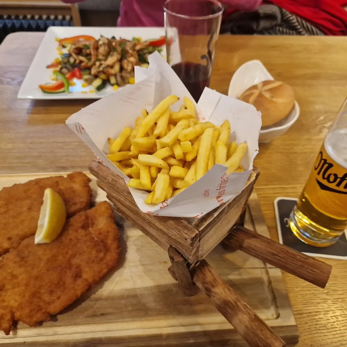 Wiener Schnitzel Mit Pommes