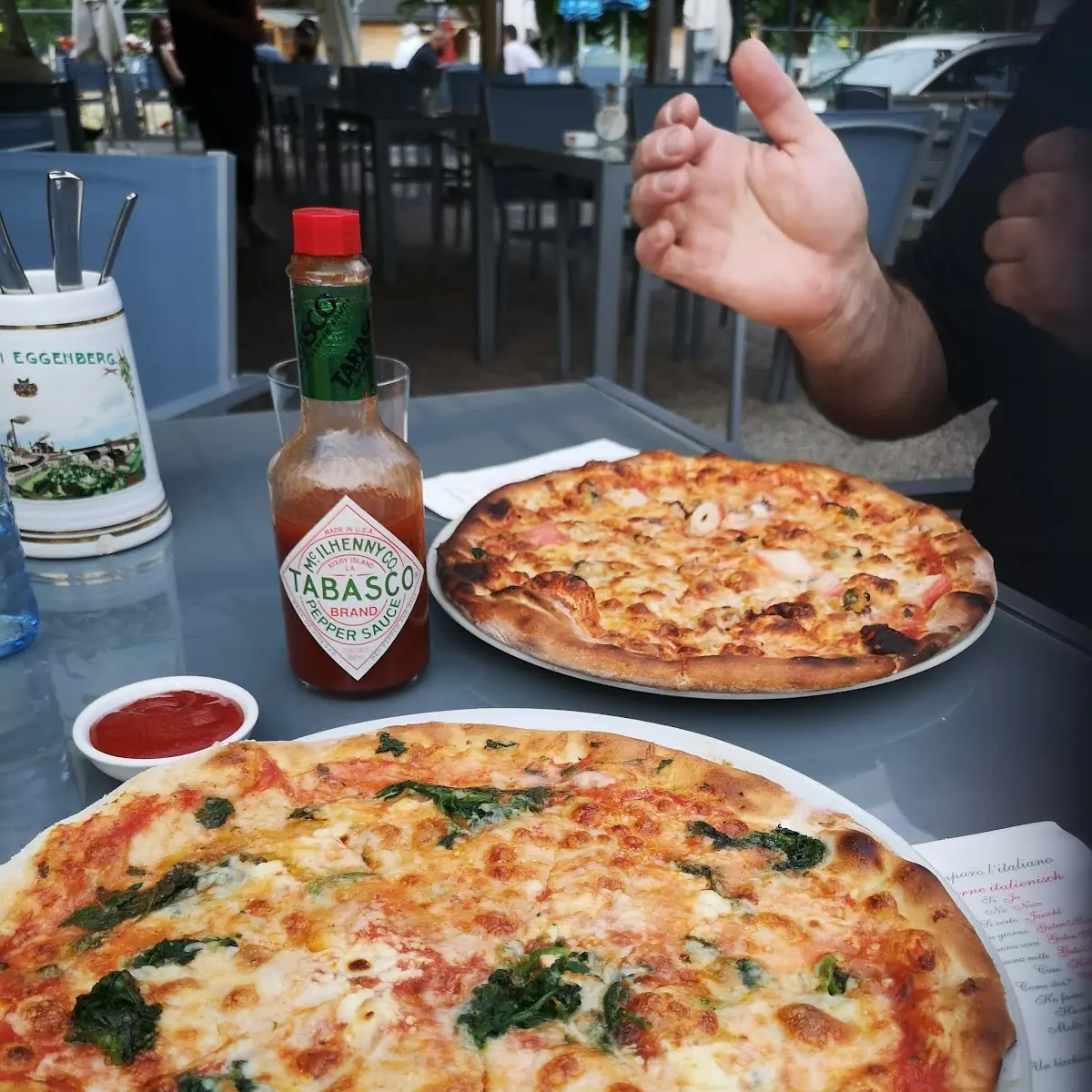 Pizza Cu Spanac Și Branza