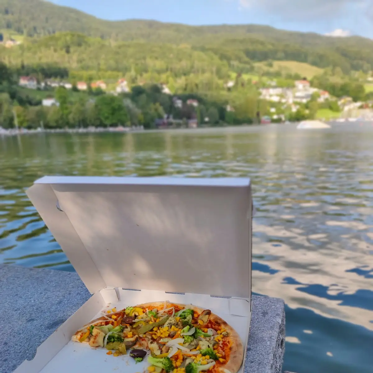 Vegan Pizza with Vegetables