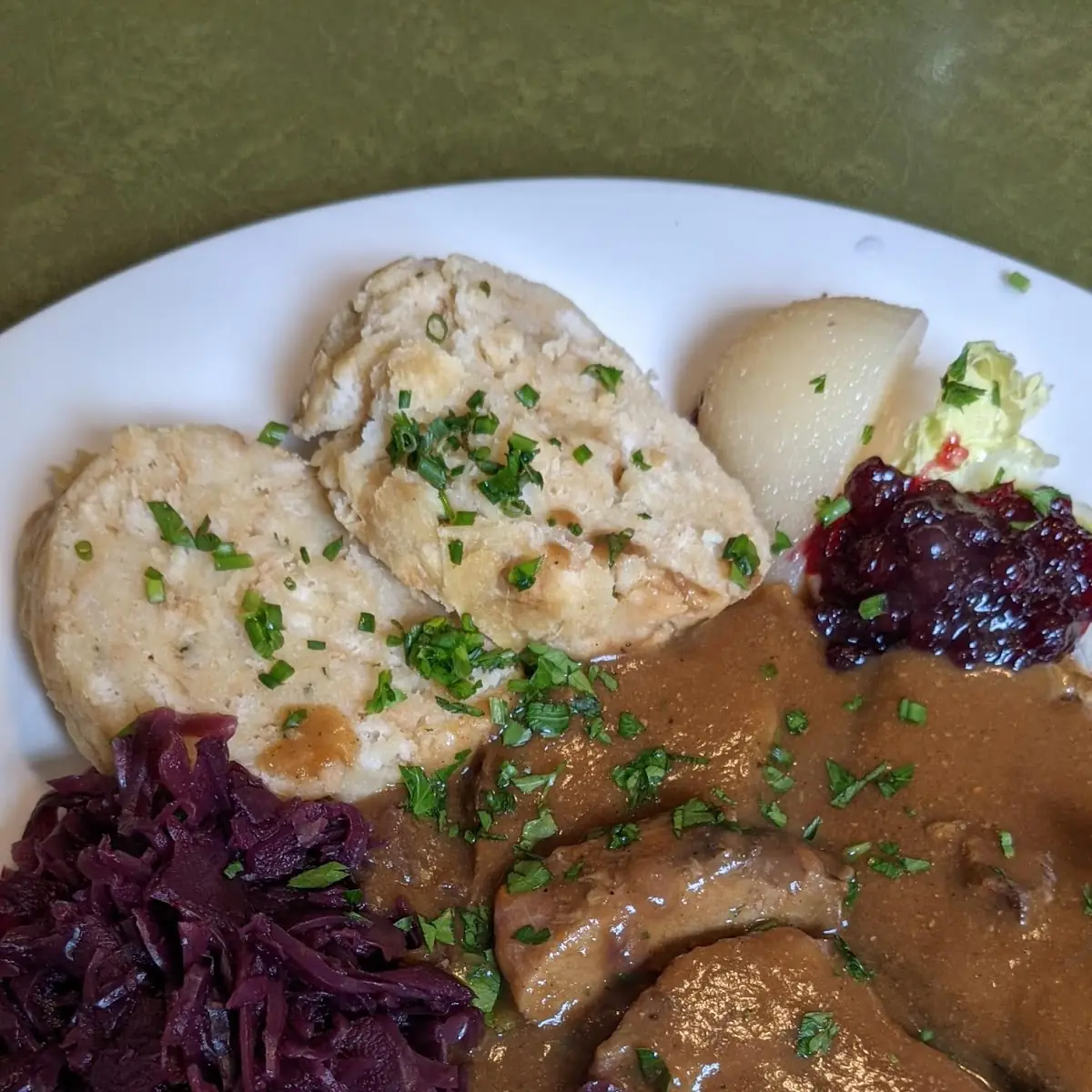 Wildschweinbraten