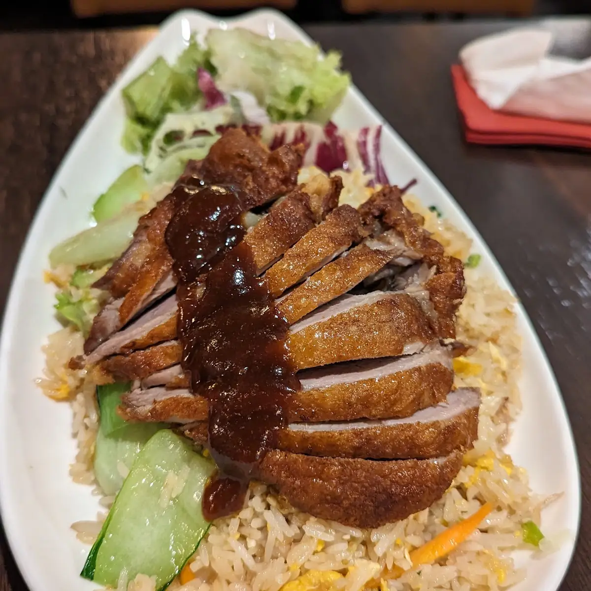 Fried Rice with Crispy Duck