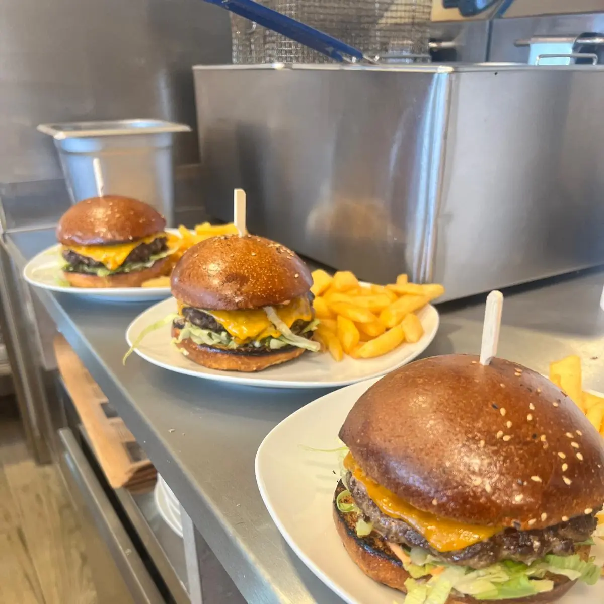 Spicy Chicken Burger Menü