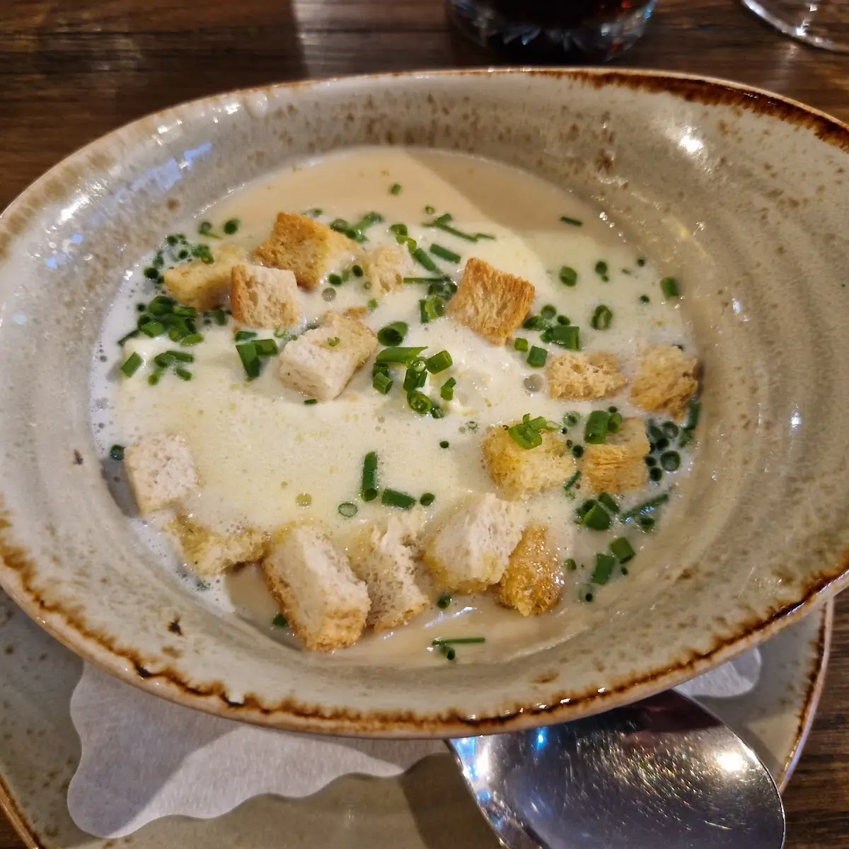 Knoblauchcremesuppe