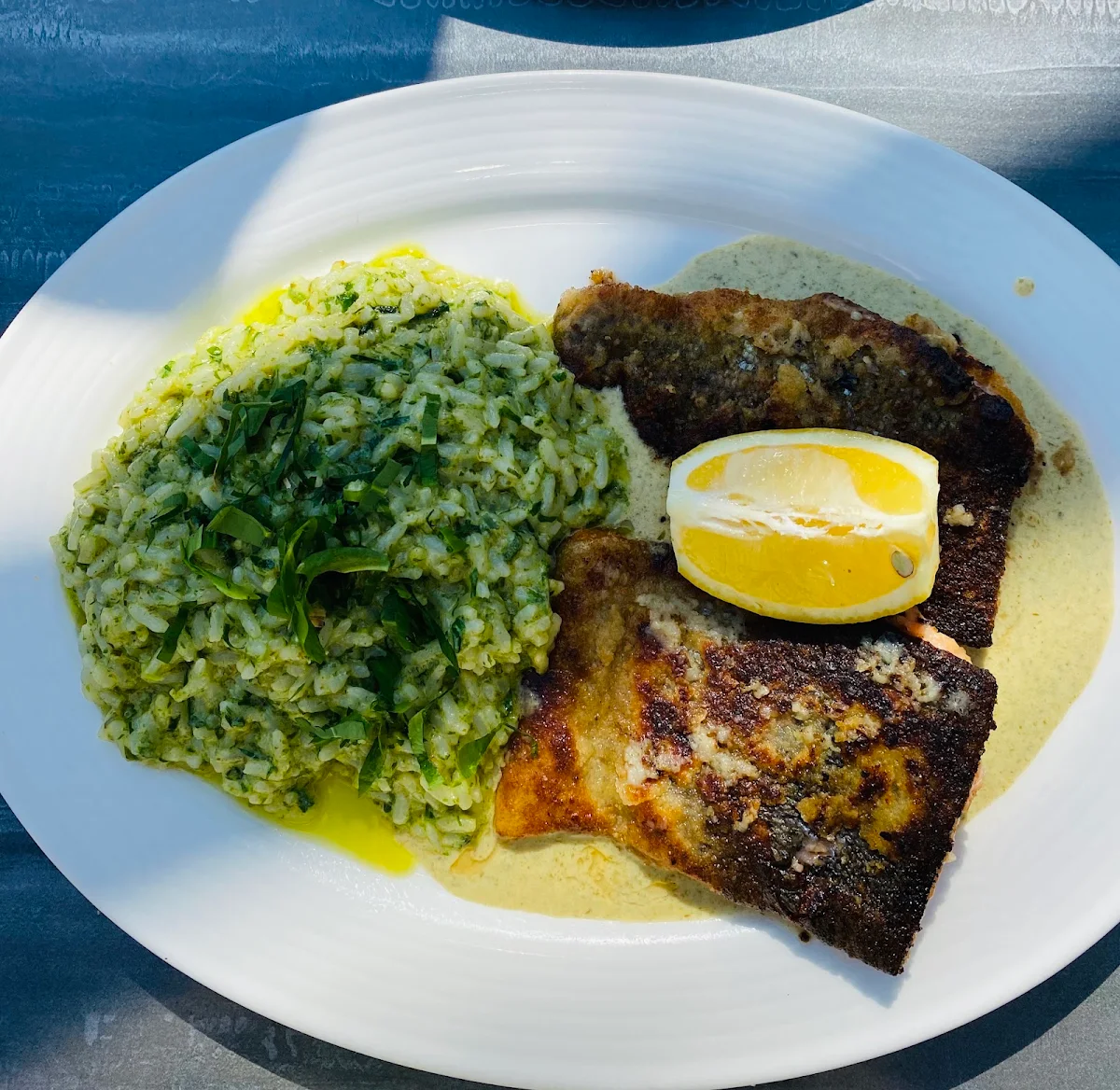 Lachs Mit Bärlauchrisotto