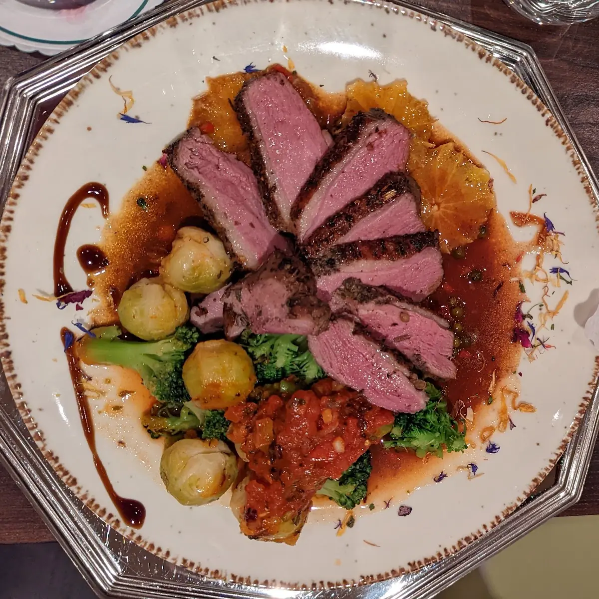 Entenbrustfilet Mit Gemüse