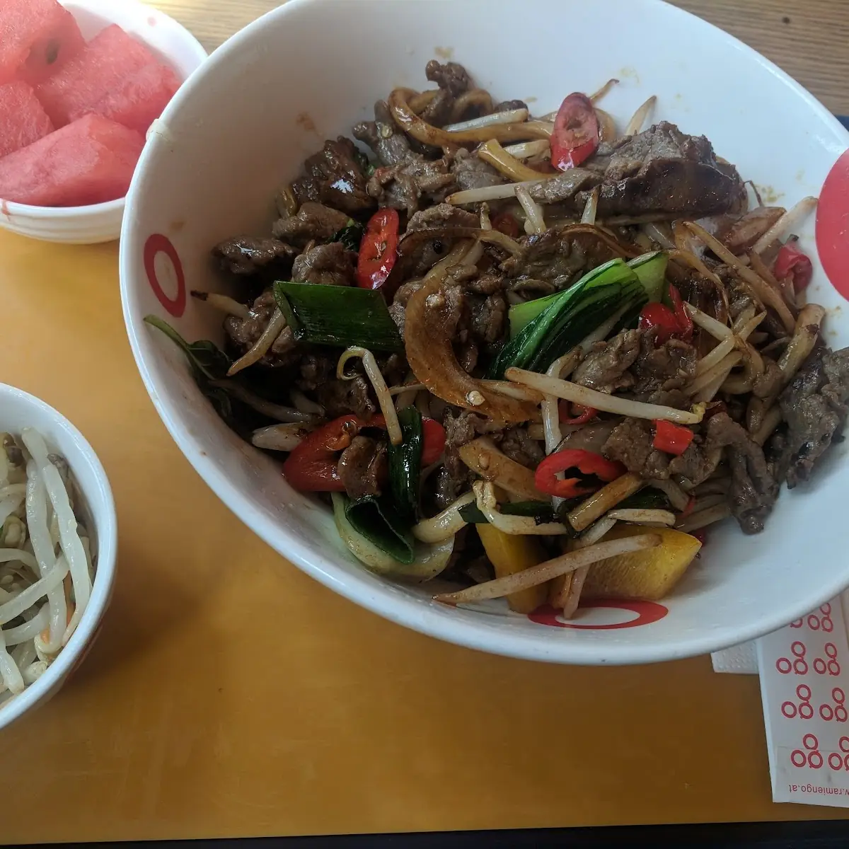 Fried Noodles with Chilli Beef