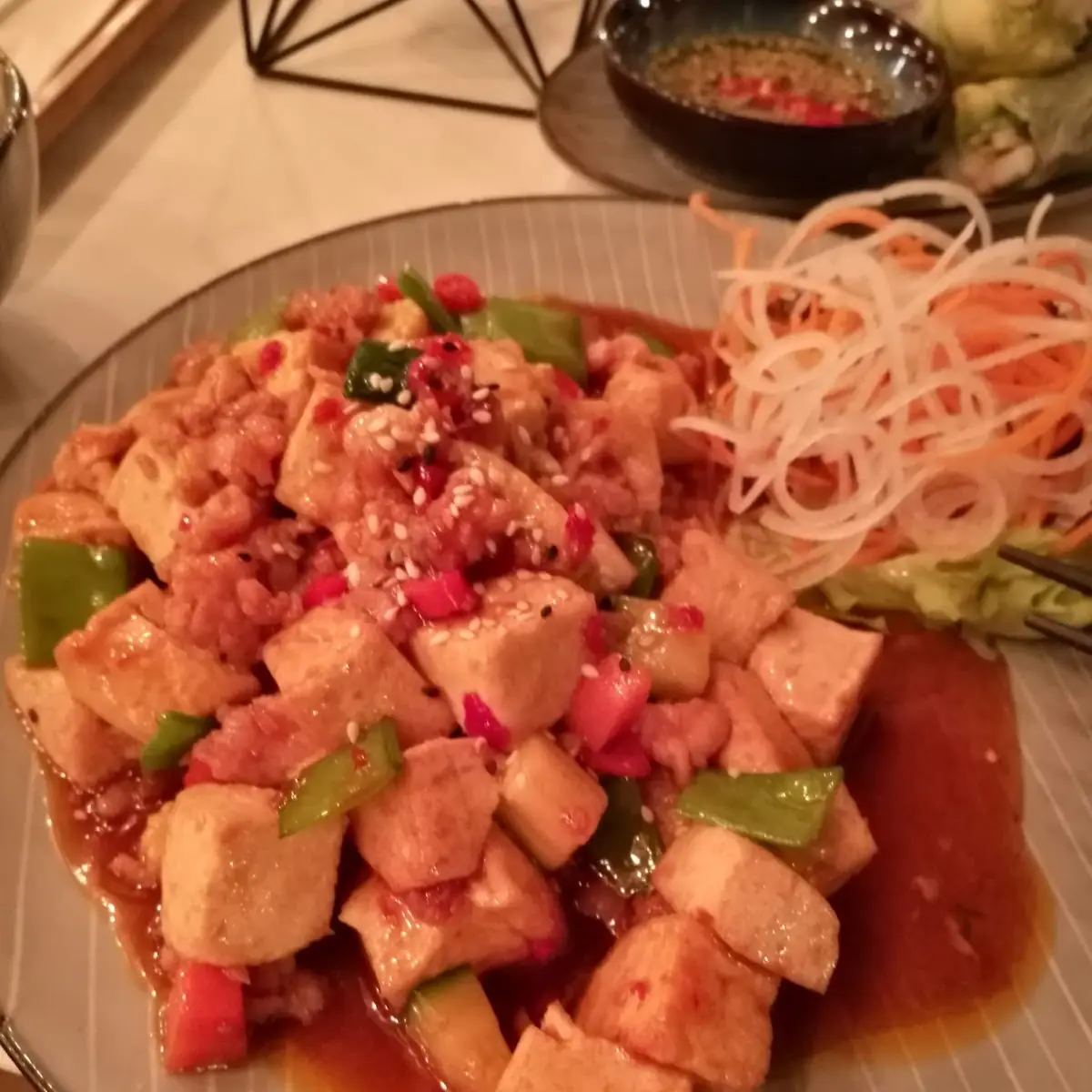 Mapotofu Und Gemüse