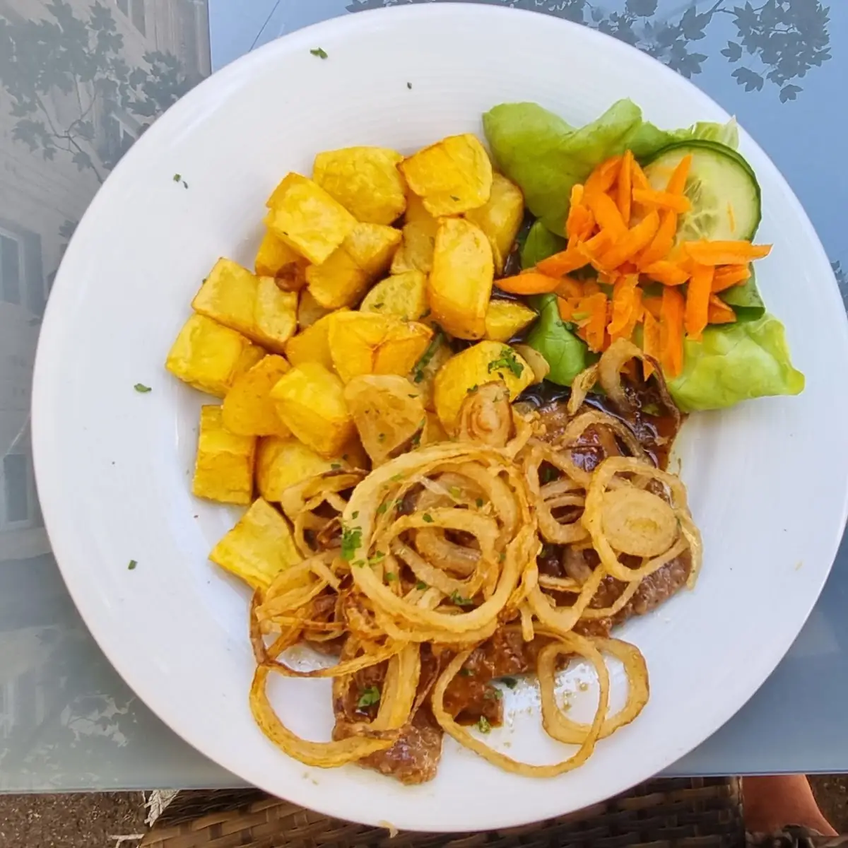 Zwiebelrostbraten