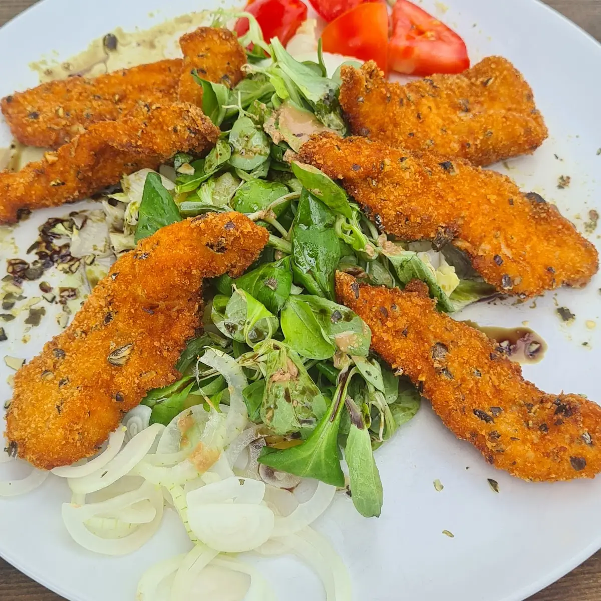 Backhendlsalat