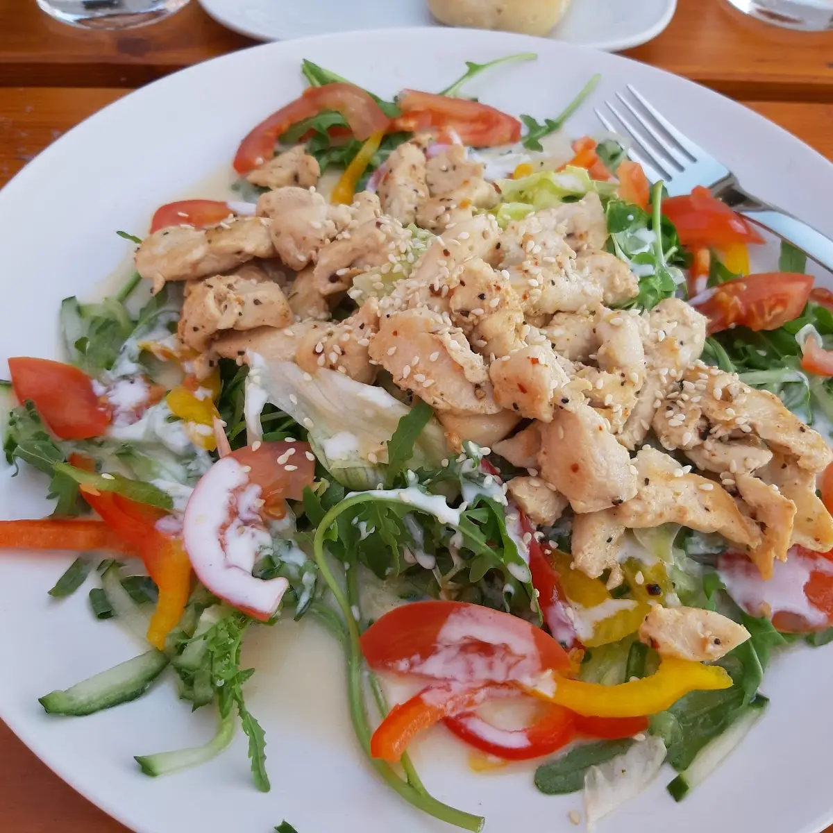 Hühnerstreifensalat