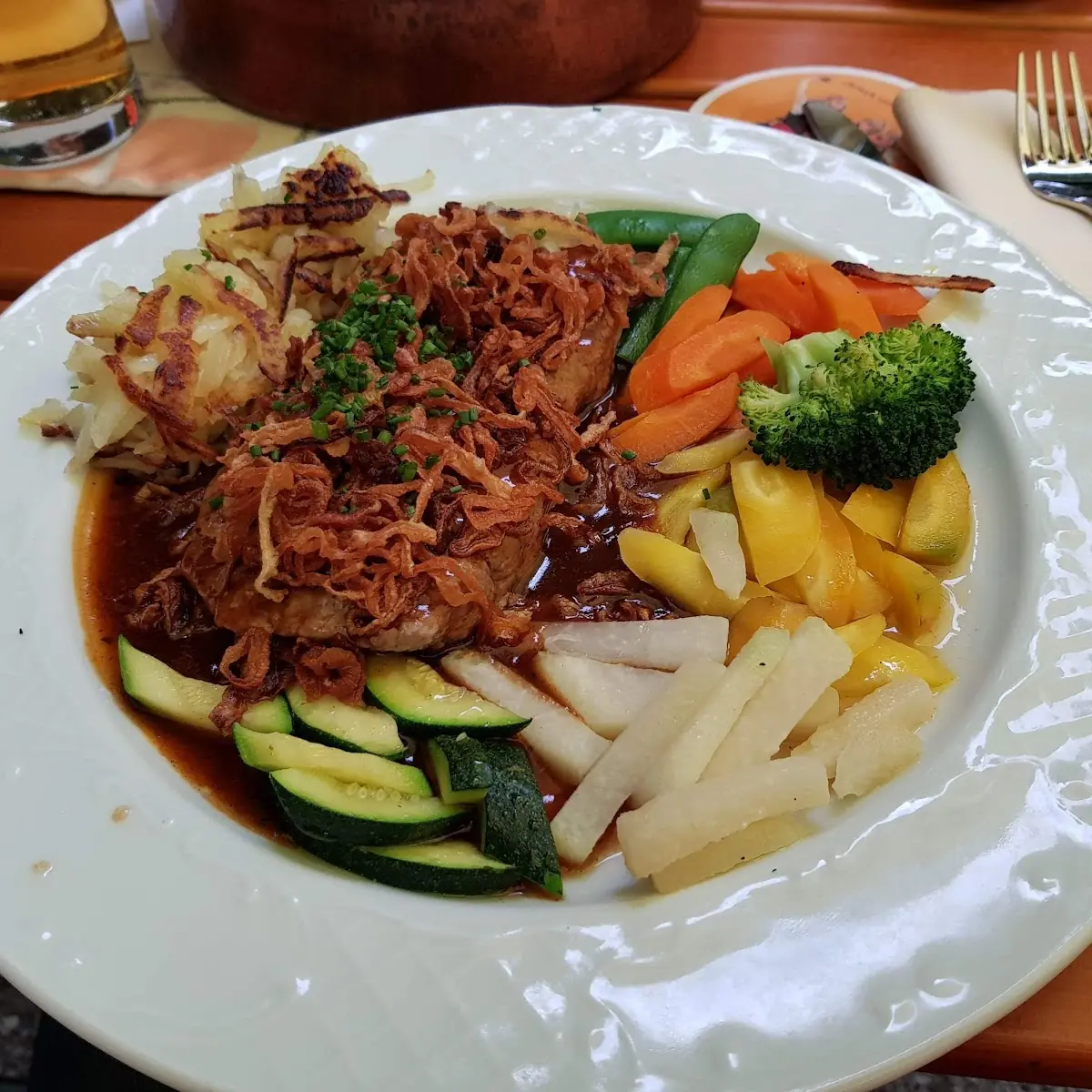 Zwiebelrostbraten