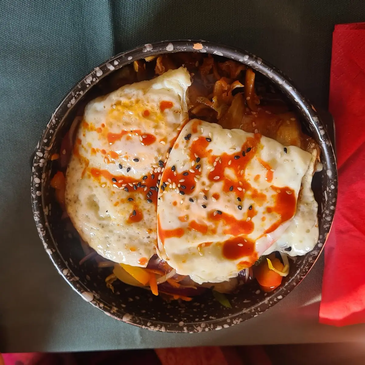 Koreanisches Bibimbap Veggie