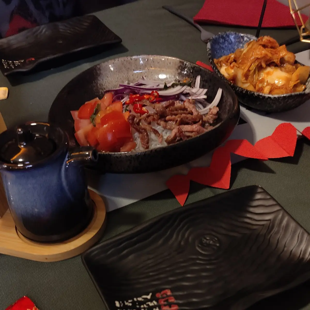 Vorspeise Kimchi & Glasnudelsalat