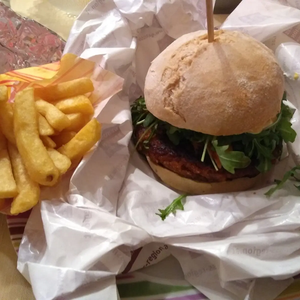 Veganer Burger