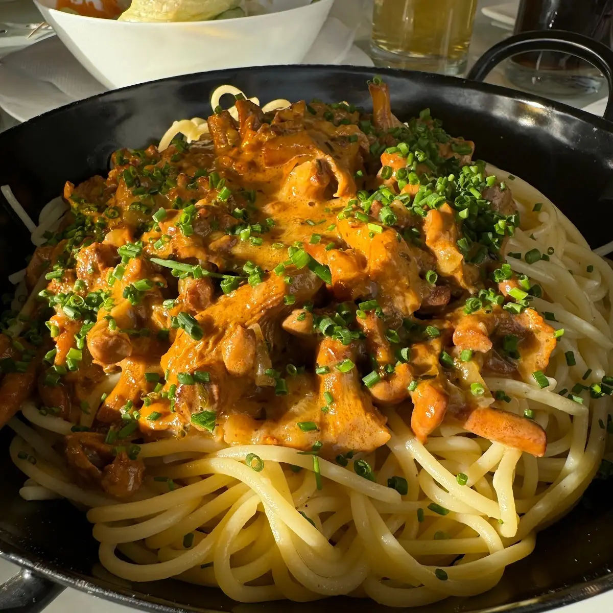 Eierschwammerln Mit Spaghetti