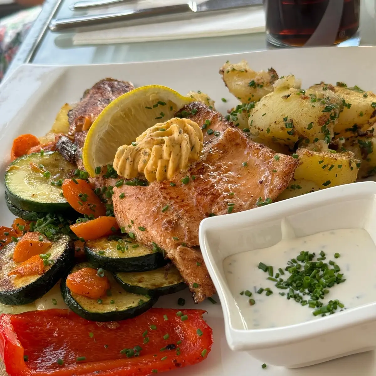 Lachsforellenfilet
