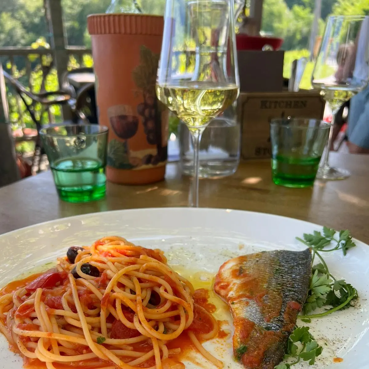 Pasta Branzino Rosso