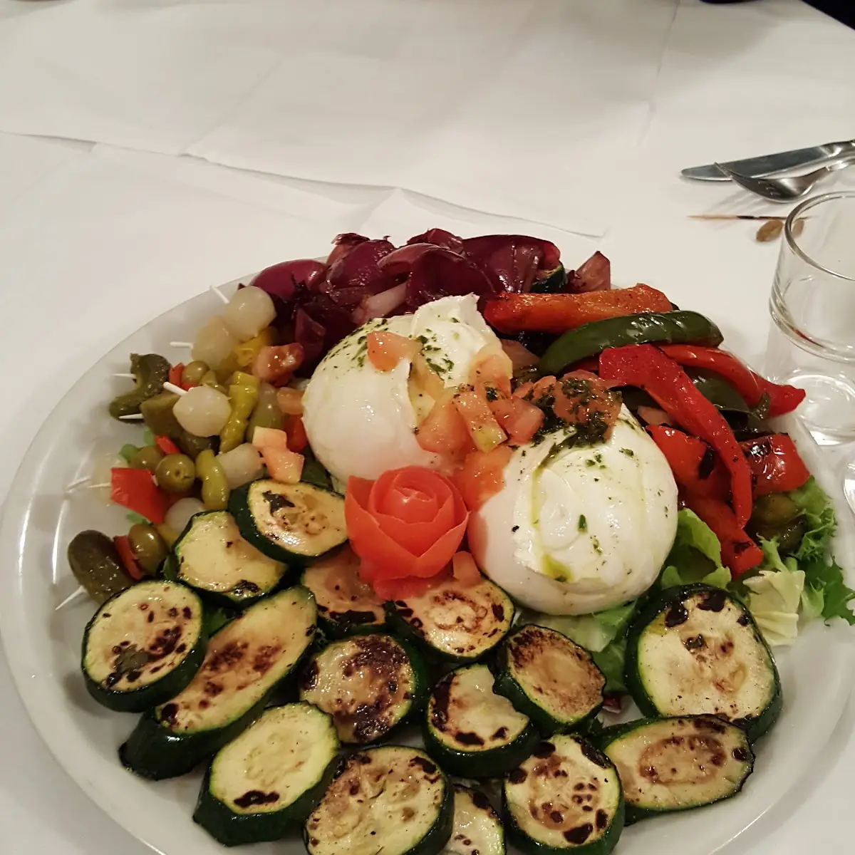 Burrata E Verdure Grigliate