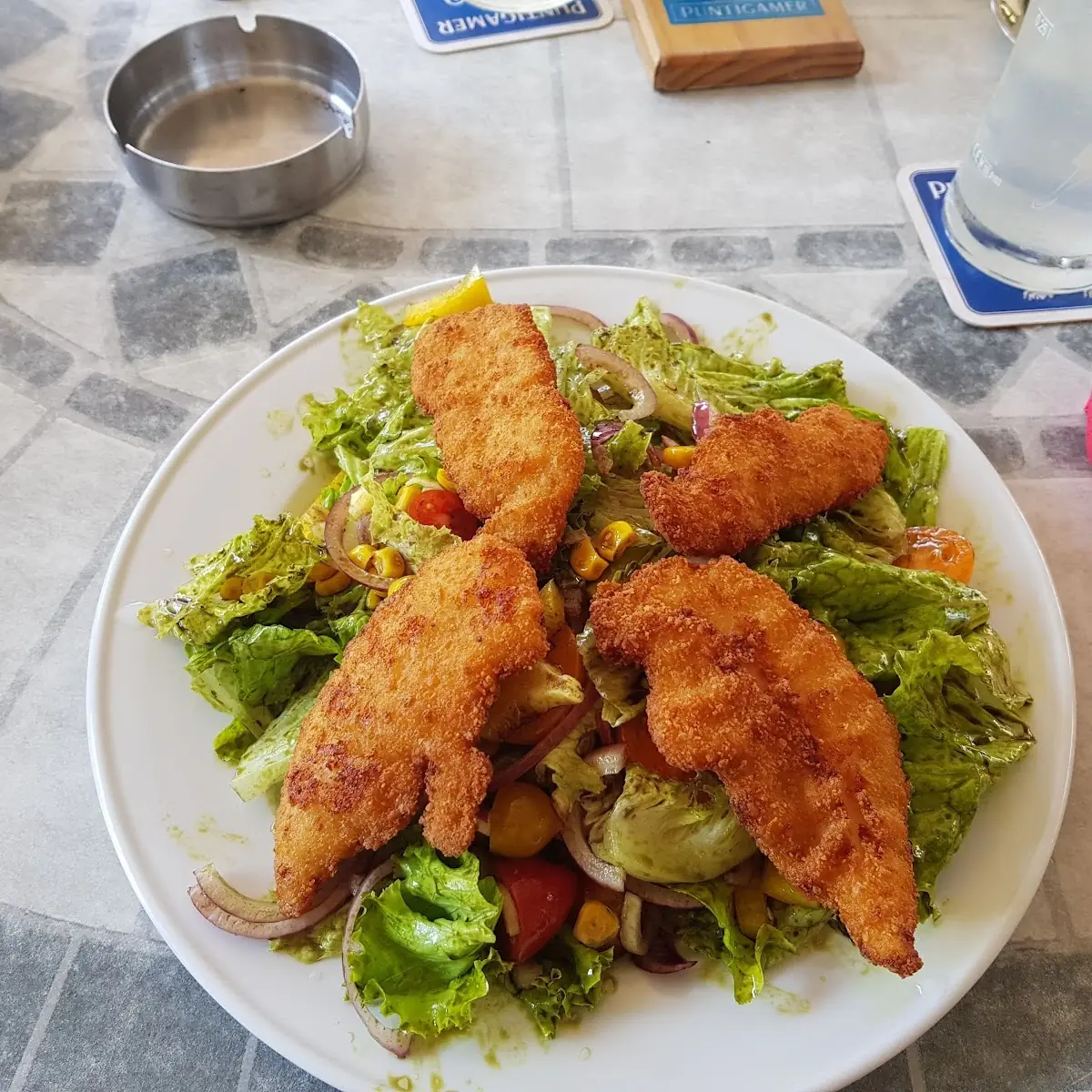 Backhendlsalat