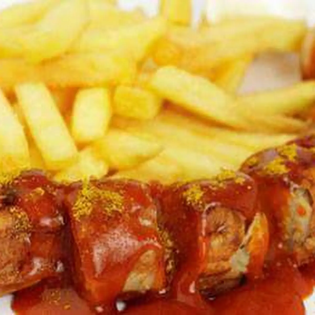 Currywurst Mit Pommes