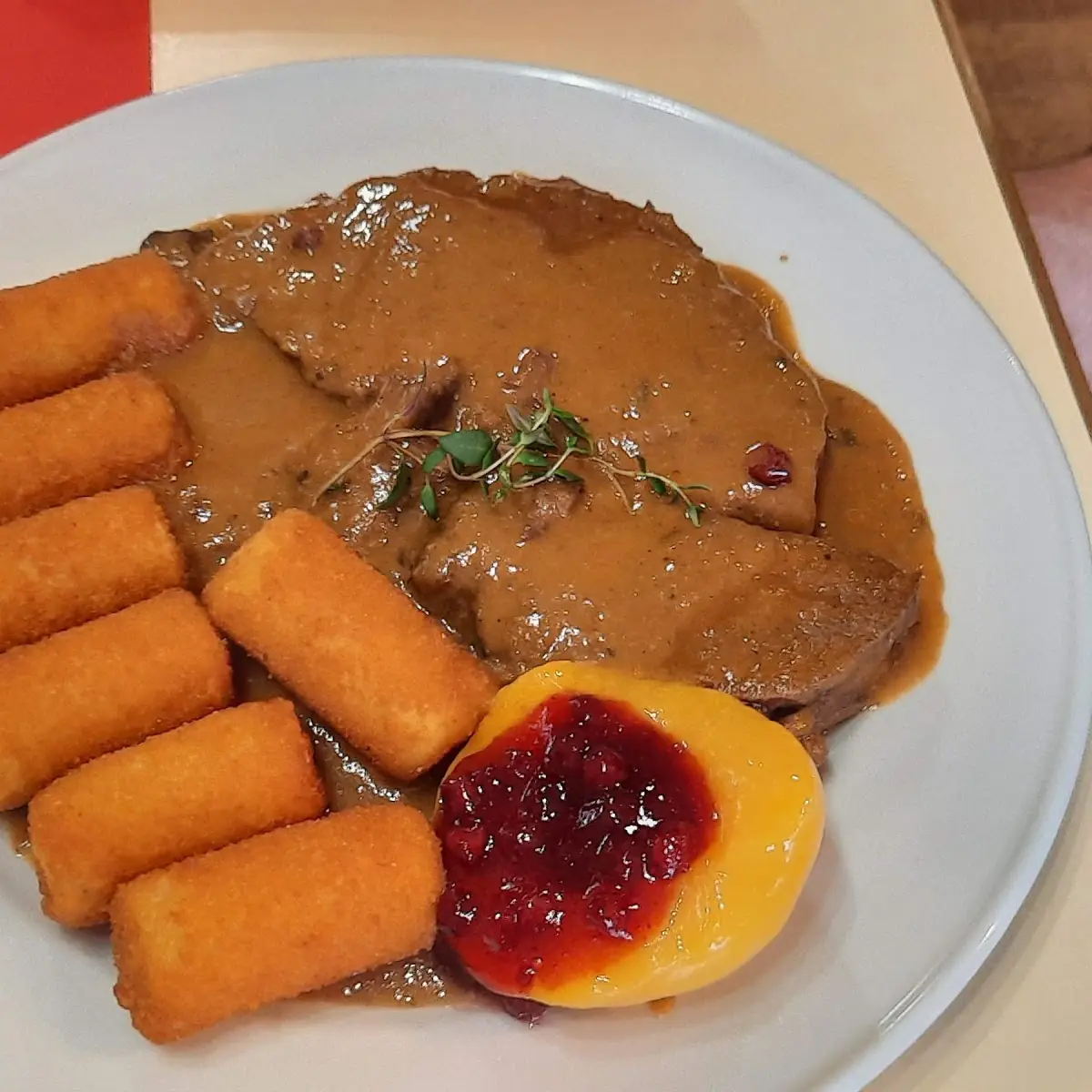 Hirschbraten