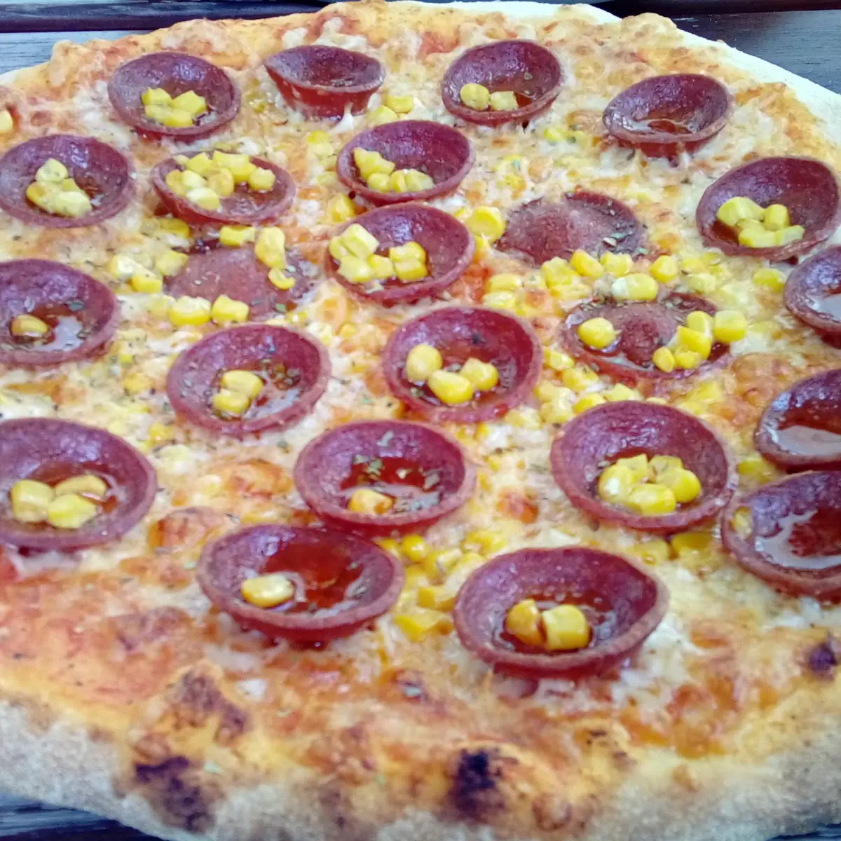 Pizza Knoblauchwurst